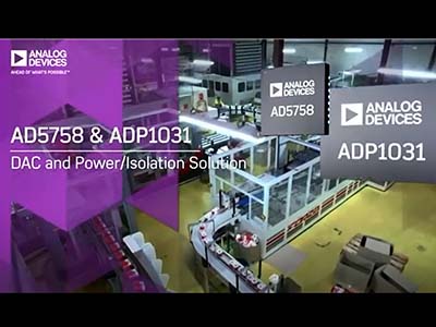 AD5758/ADP1031 DAC和電源隔離解決方案